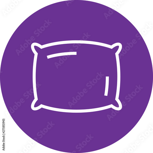 Pillow Sleep Bedding Outline Icon