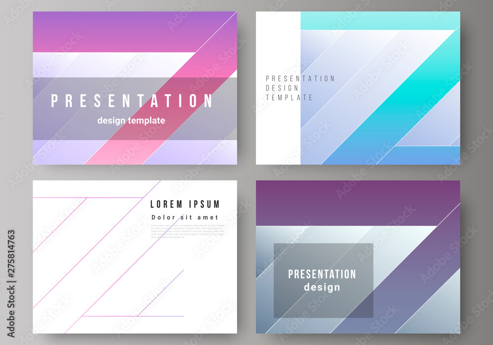 The minimalistic abstract vector illustration of the editable layout of the presentation slides design business templates. Creative modern cover concept, colorful background. The minimalistic abstract vector illustration of the editable layout of the presentation slides design business templates. Creative modern cover concept, colorful background.