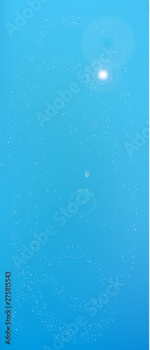 Signs abstract ultra wide space background 
