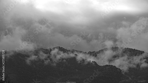 Arrone Umbria La Valnerina fog mist clouds Terni landscape