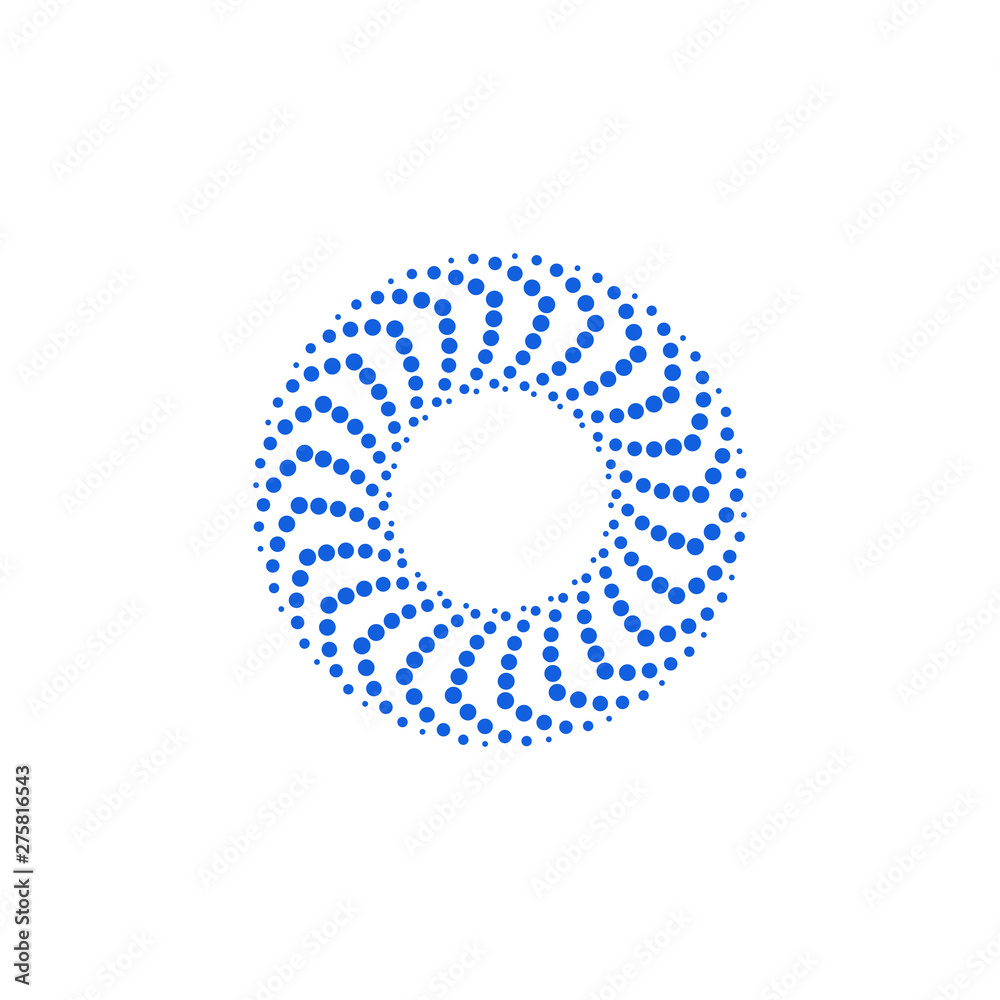 Modern Abstract Halftone Dots Frame Border for Company Health Technology Icon or Logo with High End Look Modern Abstract Halftone Dots Frame Border for Company Health Technology Icon or Logo with High End Look