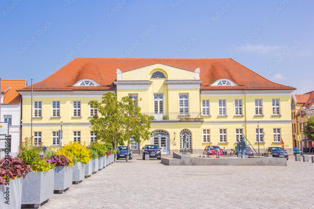 Old Town Hall (Historisches Rathaus) Ribnitz-Damgarten Mecklenburg-Western Pomerania (Mecklenburg-Vorpommern) Germany