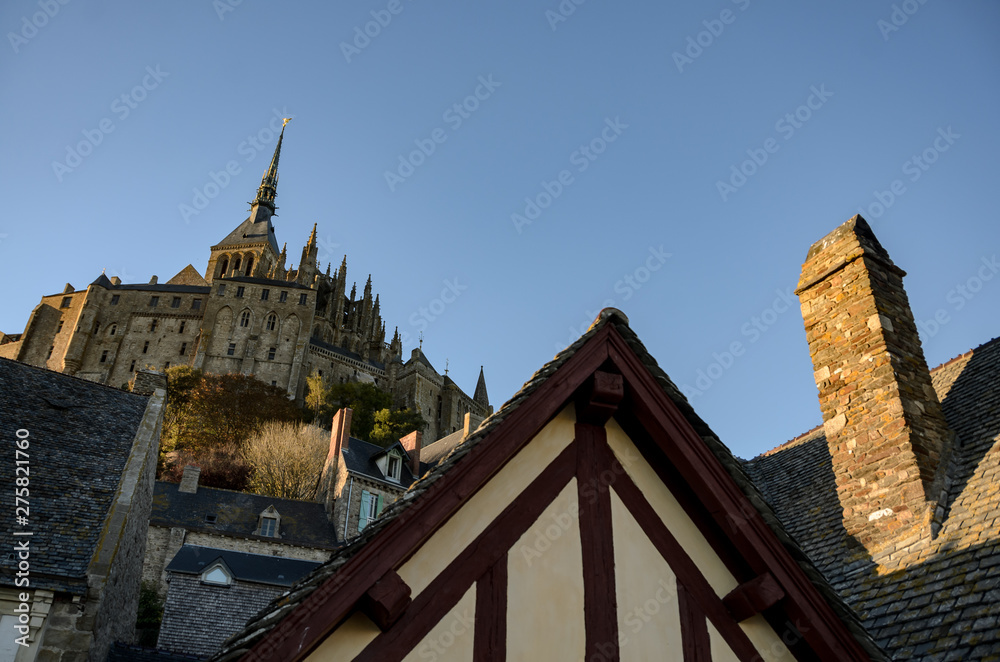 Abbey of Mont Saint Michel. France Abbey of Mont Saint Michel. France