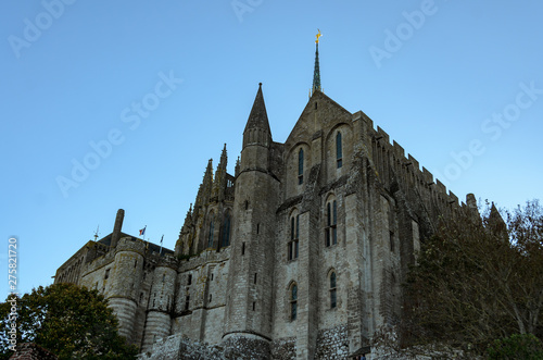 Abbey of Mont Saint Michel. France
