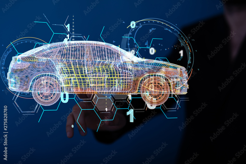 digital car technology smart in virtuel room digital car technology smart in virtuel room