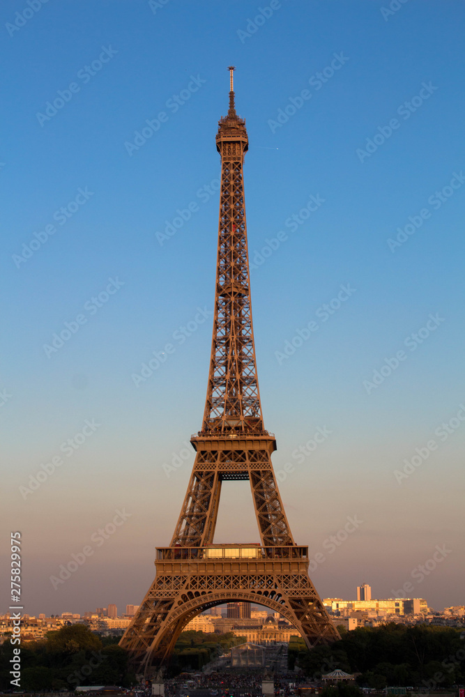 The beautiful Eiffeltower in Paris