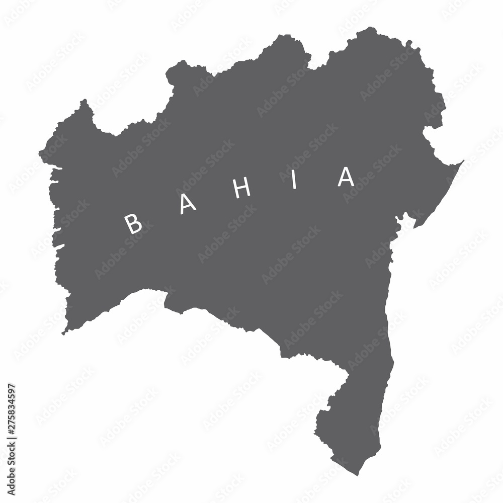Bahia State map
