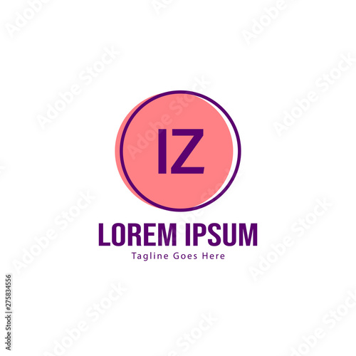 Initial IZ logo template with modern frame. Minimalist IZ letter logo vector illustration Free Download Initial IZ logo template with modern frame. Minimalist IZ letter logo vector illustration - GFXLoad