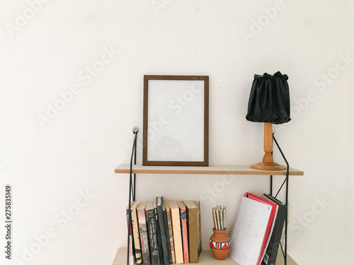 Template painting or poster, blank, empty, mockup