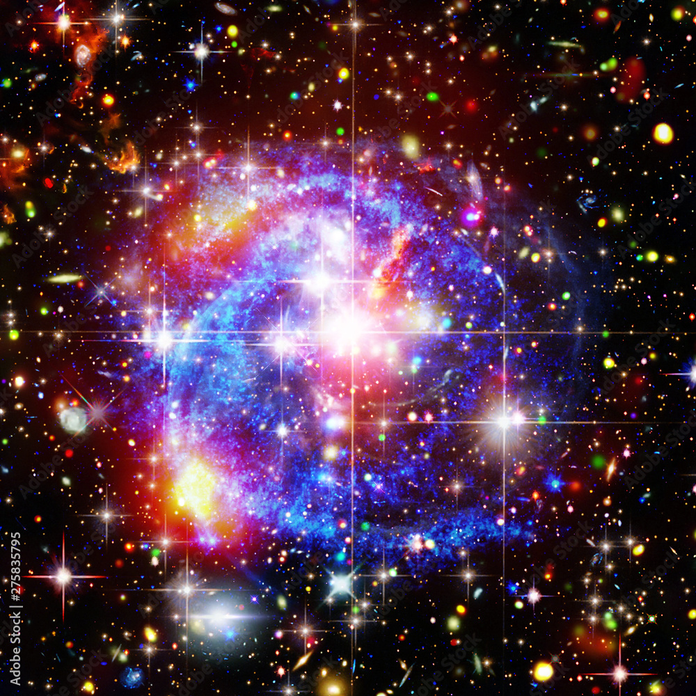 Obraz premium Space and galaxy. The elements of this image furnished by NASA.