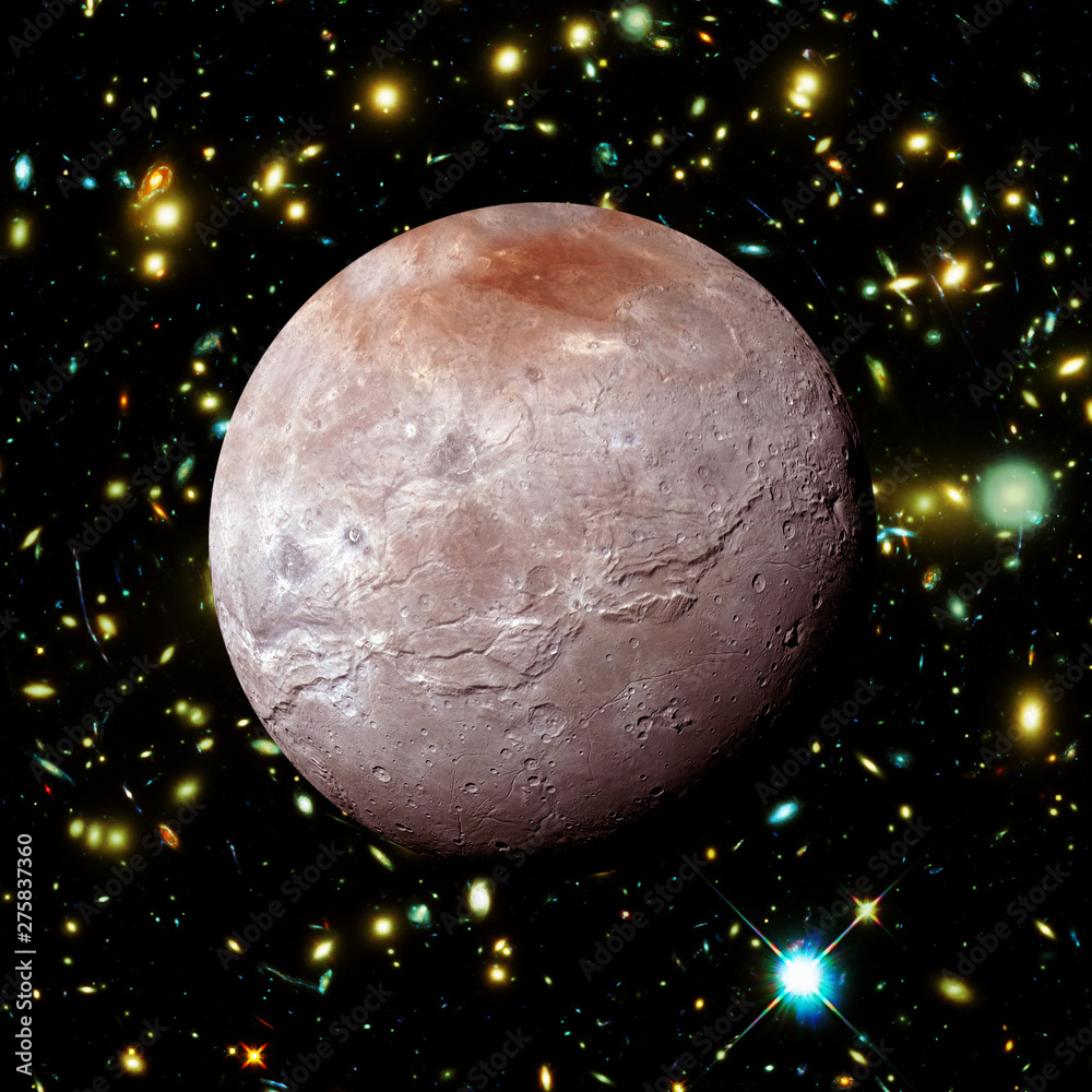 Fototapeta Pluton. Karłowata planeta Układu Słonecznego. Elementy tego obrazu dostarczone przez NASA.