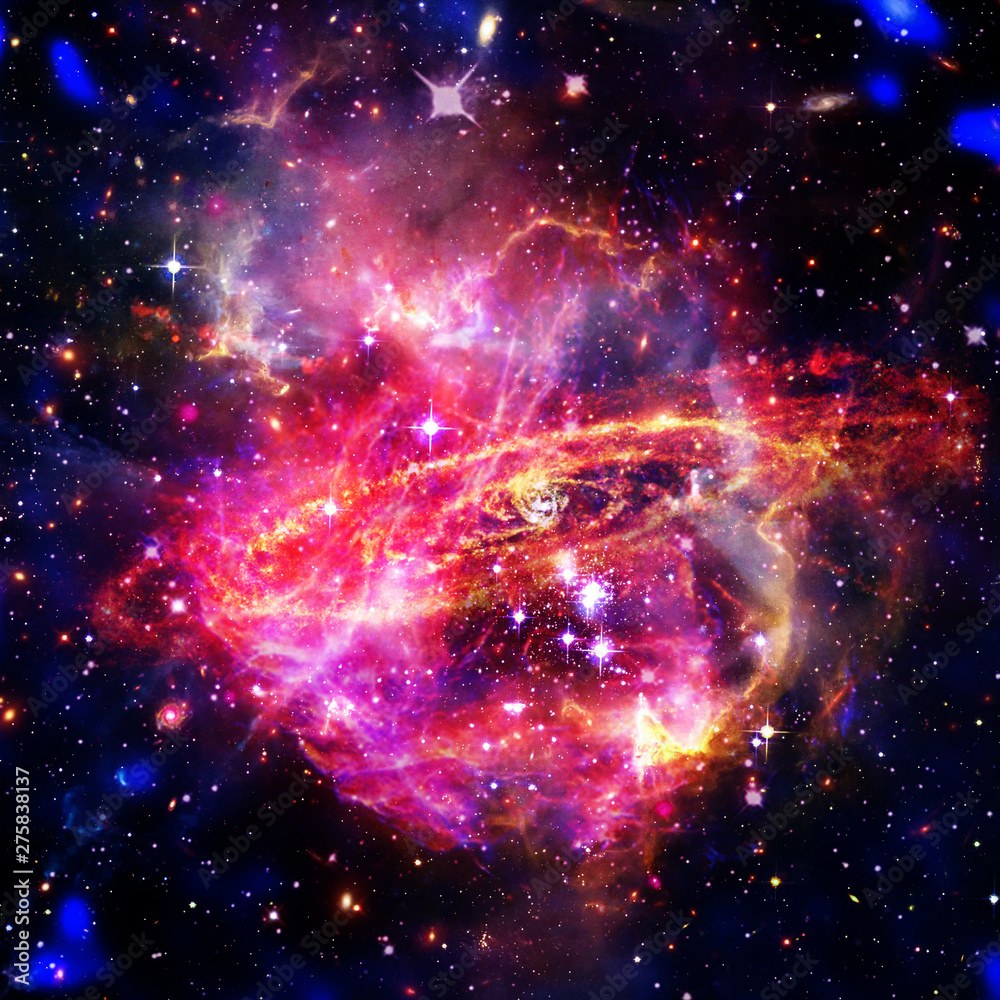 Space Background with Colorful Galaxy Cloud Nebula. The elements of this image furnished by NASA. Space Background with Colorful Galaxy Cloud Nebula. The elements of this image furnished by NASA.