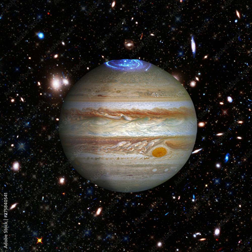 Jupiter. The elements of this image furnished by NASA. Jupiter. The elements of this image furnished by NASA.
