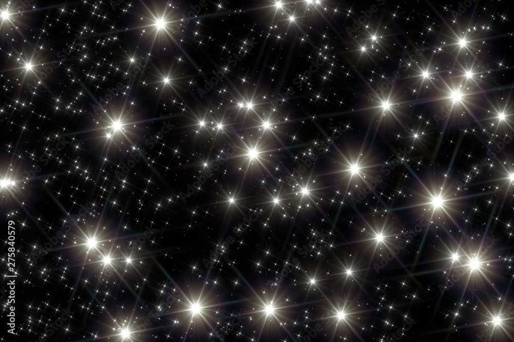 Obraz premium Universe filled with stars.