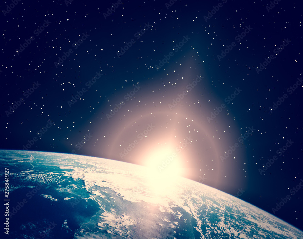 Obraz premium Sunrise. The elements of this image furnished by NASA.