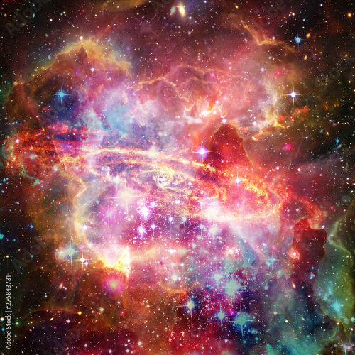 Galaxy and stars. The elements of this image furnished by NASA.