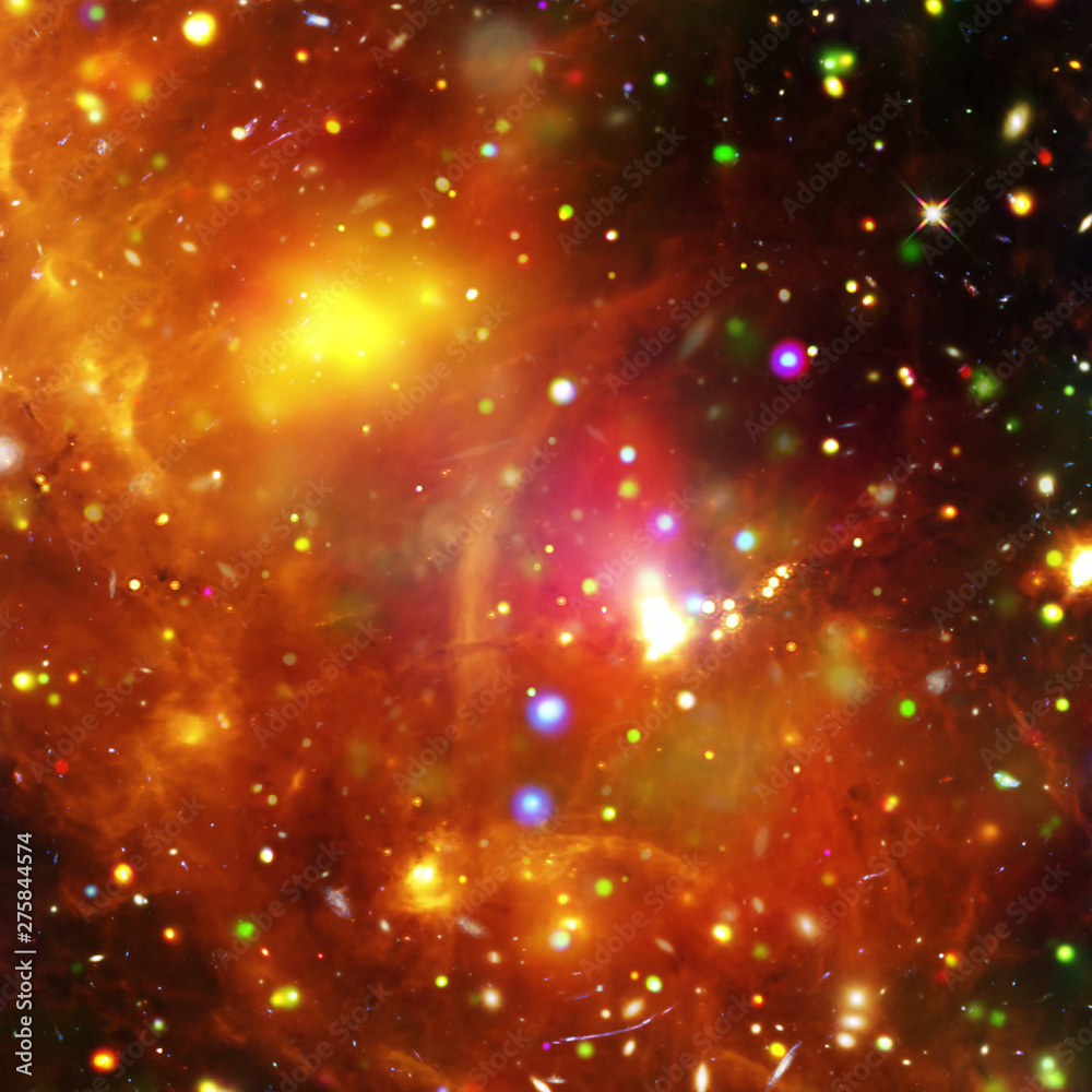 Starry outer space. The elements of this image furnished by NASA.