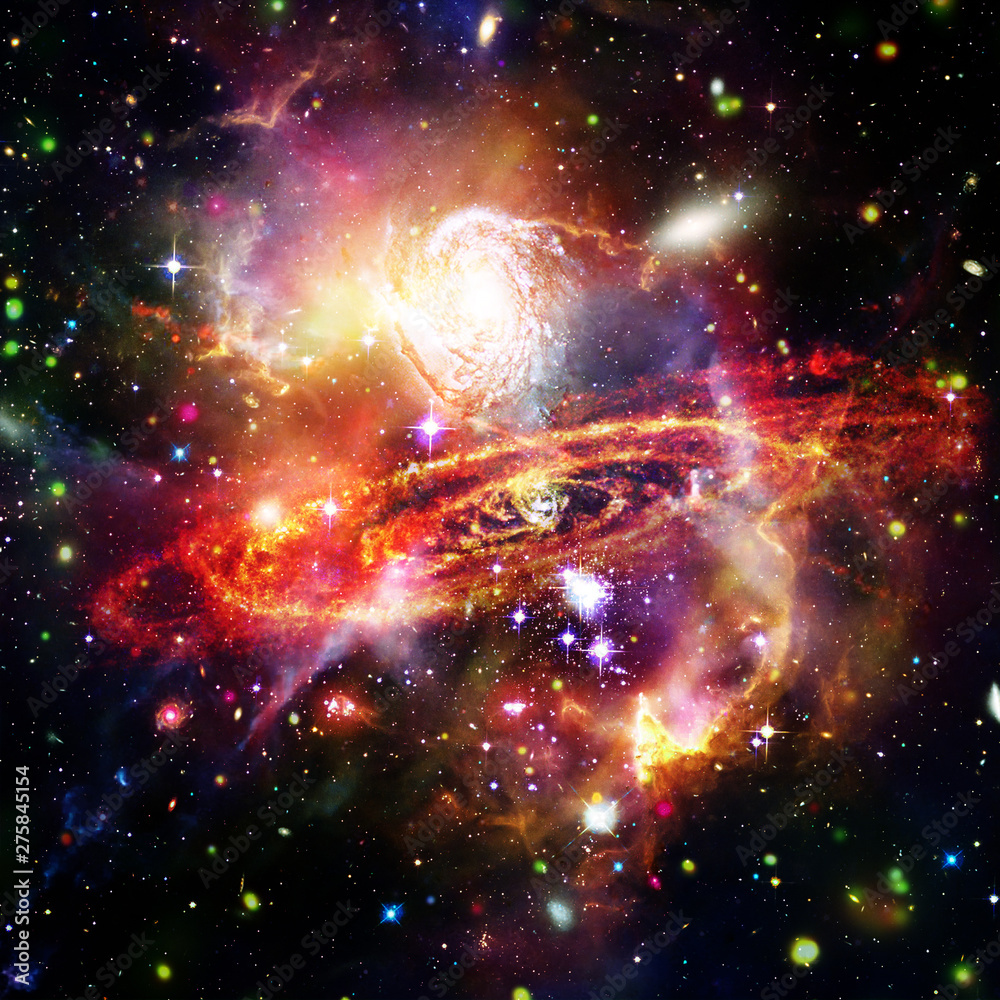 Space Background with Colorful Galaxy Cloud Nebula. The elements of this image furnished by NASA. Space Background with Colorful Galaxy Cloud Nebula. The elements of this image furnished by NASA.