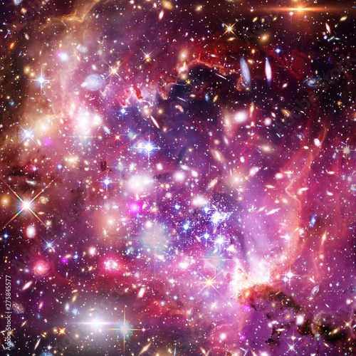 Galaxy, nebula and gas. The elements of this image furnished by NASA. © wowinside