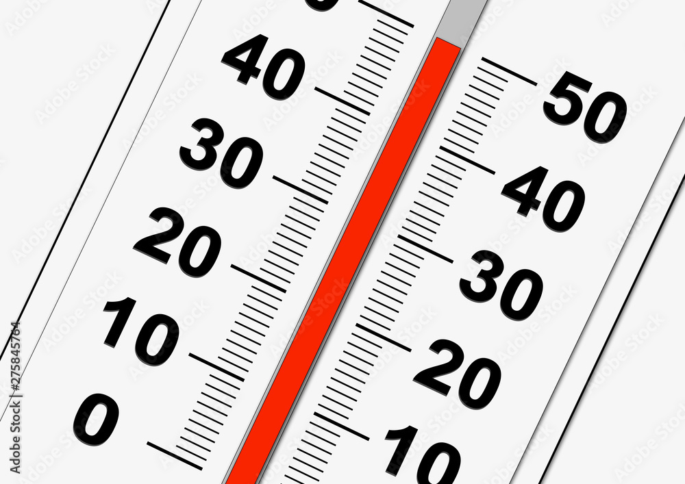 canicule thermometre 50 degres rouge canicule thermometre 50 degres rouge