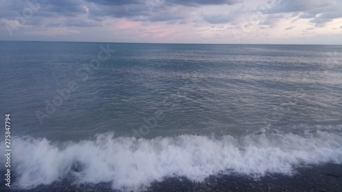 clouds over sea