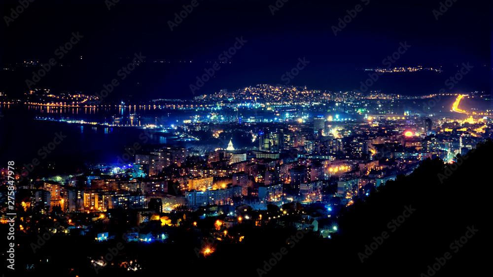 Varna Bulgaria at night Varna Bulgaria at night