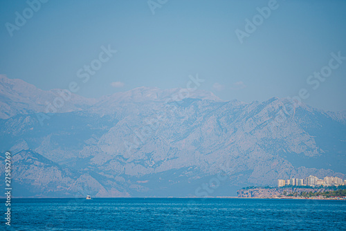 Antalya sea coastline, Turkey