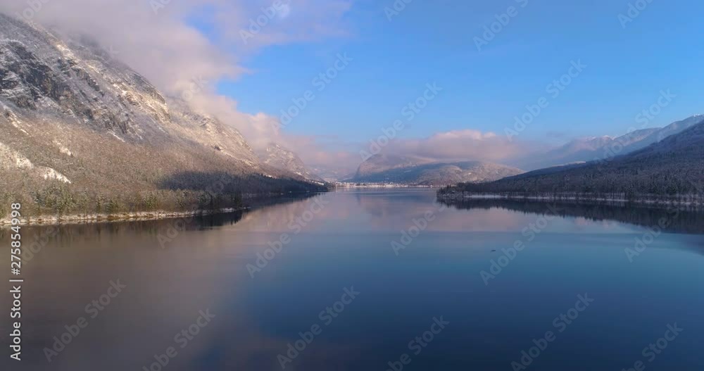 Beautiful Lake Bohinj in winter Beautiful Lake Bohinj in winter