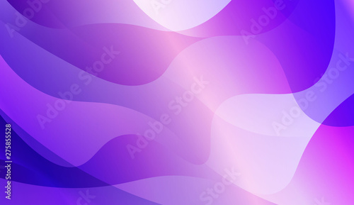Blurred Decorative Design In Abstract Style With Wave, Curve Lines. For Creative Templates, Cards, Color Covers Set. Vector Illustration with Color Gradient.