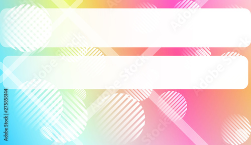Modern Screen Gradient Design with Line, Circle. For Your Graphic Design, Banner Or Poster. Vector Illustration.