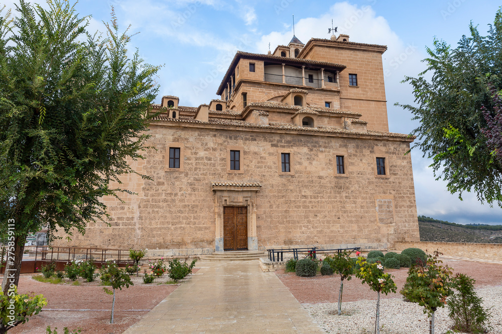 side view of the Vera Cruz Sanctuary in Caravaca de la Cruz holy city, province of Murcia, Spain