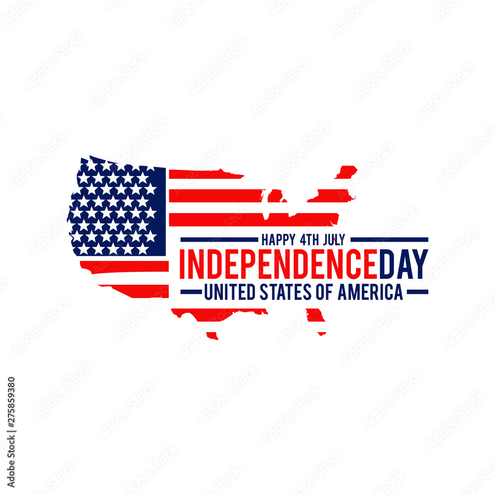 Independence day of USA logo design vector template Independence day of USA logo design vector template