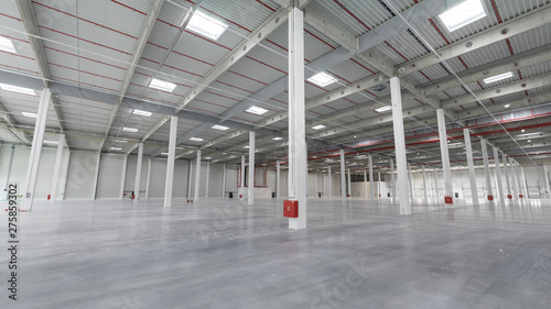 a big empty warehouse