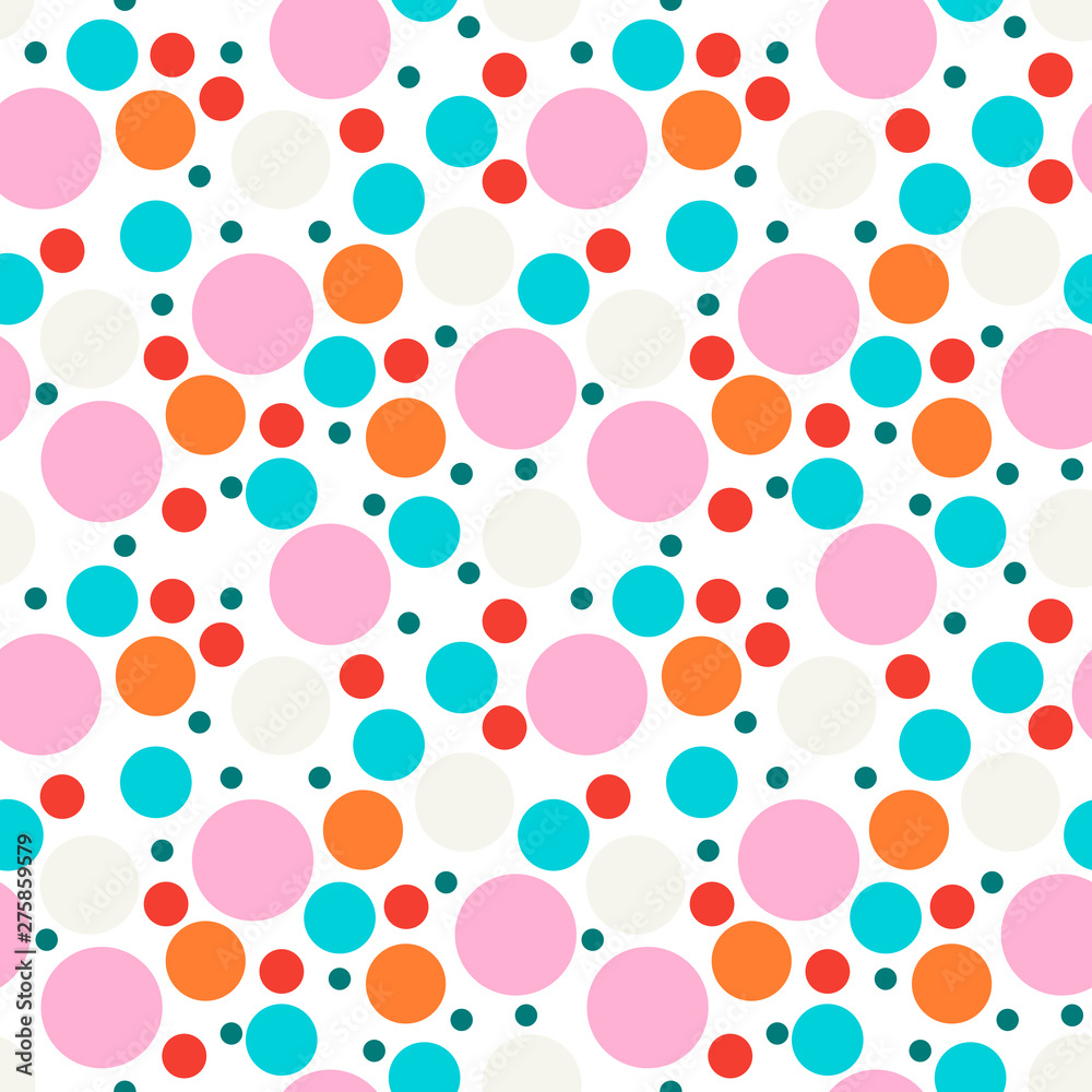 Abstract seamless pattern with randomly dots. Abstract background with little circles. Vector illustration. Abstract seamless pattern with randomly dots. Abstract background with little circles. Vector illustration.