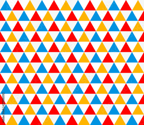 Seamless trapezium geometric pattern. Seamless abstract triangle geometrical background. Infinity geometric pattern. Vector illustration.