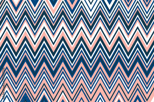 Vector zigzag pattern. Chevron background. 