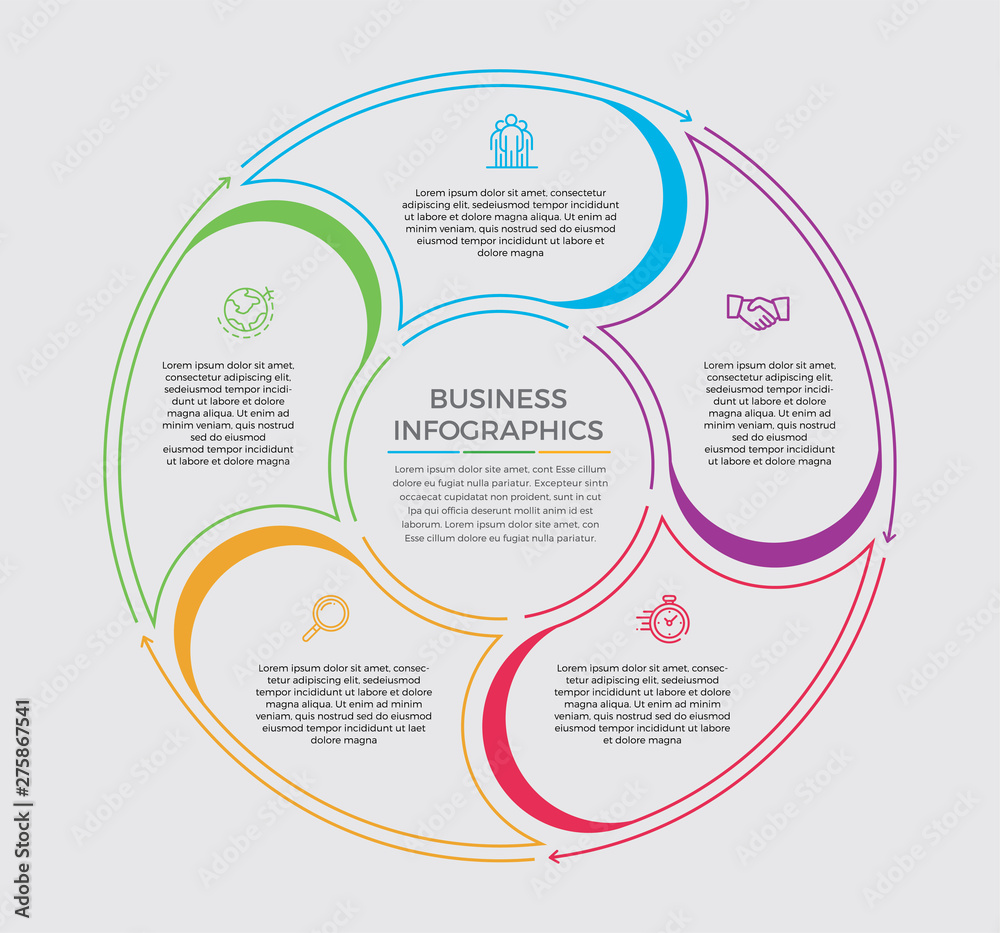 Infographic design vector and marketing icons can be used for workflow layout, diagram, annual report, web design. Business concept with 4 options, steps or processes. - Vector Infographic design vector and marketing icons can be used for workflow layout, diagram, annual report, web design. Business concept with 4 options, steps or processes. - Vector