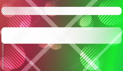 Hologram Gradient Background with Line, Circle. For Your Design Wallpapers Presentation. Vector Illustration.