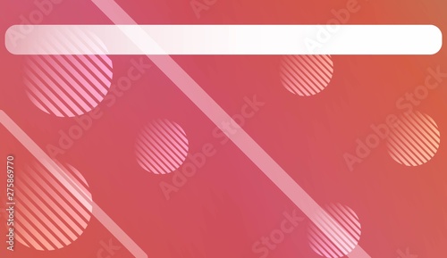 Hologram Gradient Background with Line, Circle. For Your Design Wallpapers Presentation. Vector Illustration.