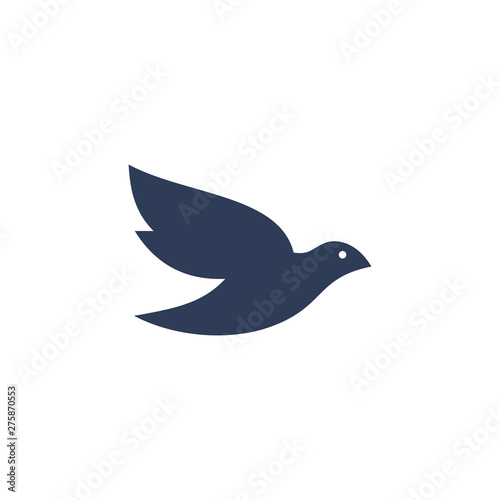 Dove of peace icon logo