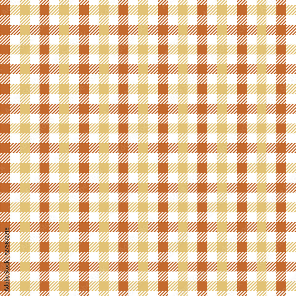 Light Brown Gingham pattern. Texture from rhombus/squares for - plaid, tablecloths, clothes, shirts, dresses, paper, bedding, blankets, quilts and other textile products. Vector illustration EPS 10 Light Brown Gingham pattern. Texture from rhombus/squares for - plaid, tablecloths, clothes, shirts, dresses, paper, bedding, blankets, quilts and other textile products. Vector illustration EPS 10