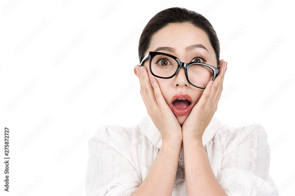 驚く女性 驚く女性