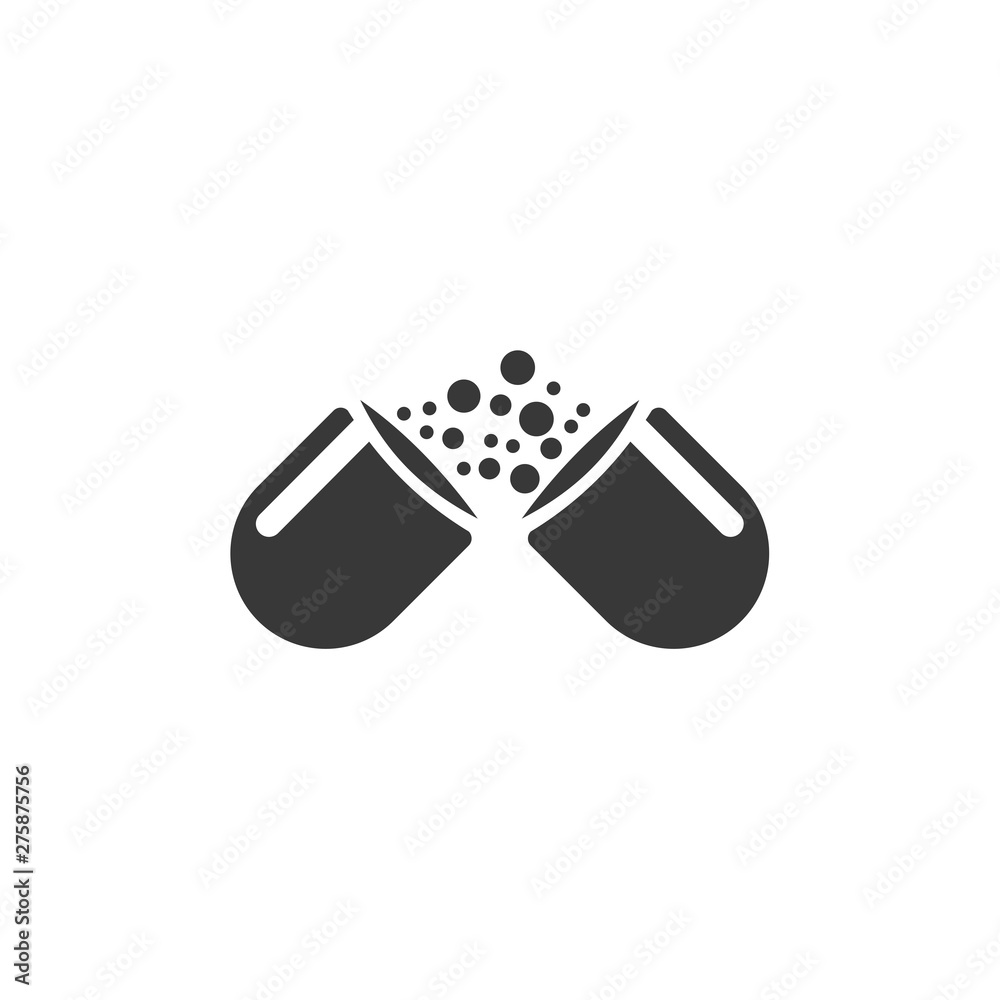 Pill capsule icon template black color editable. Pill capsule symbol vector sign isolated on white background. Simple logo vector illustration for graphic and web design. Pill capsule icon template black color editable. Pill capsule symbol vector sign isolated on white background. Simple logo vector illustration for graphic and web design.
