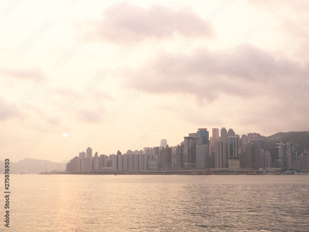 People's Republic of China Hong Kong Special Administrative Region victoria harbor morning