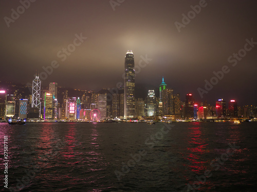 People s Republic of China Hong Kong Special Administrative Region victoria harbor night view