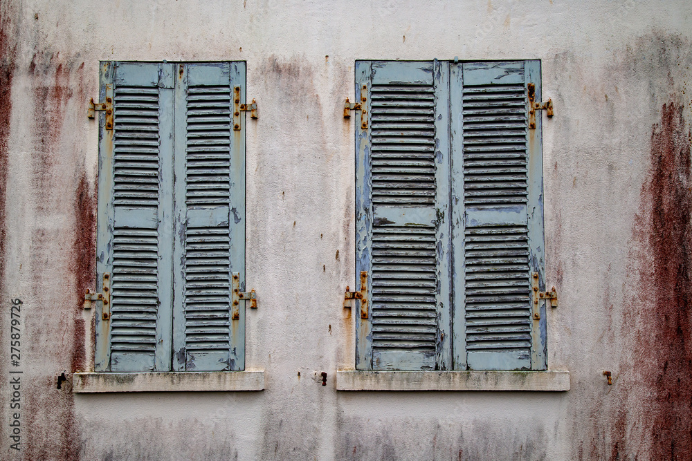 Closed shutter in France