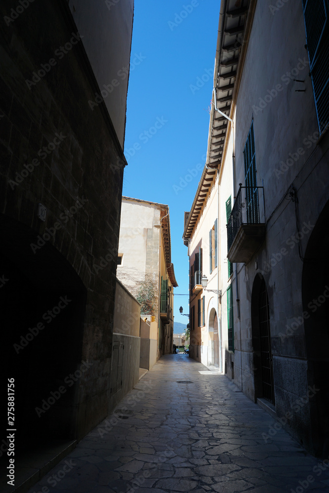 narrow street in spain