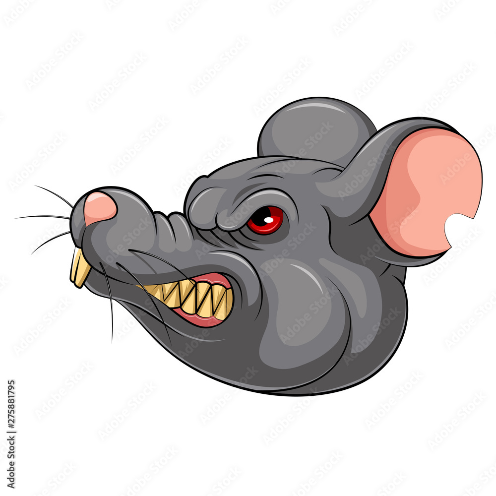 Obraz premium Mascot Head of an mouse
