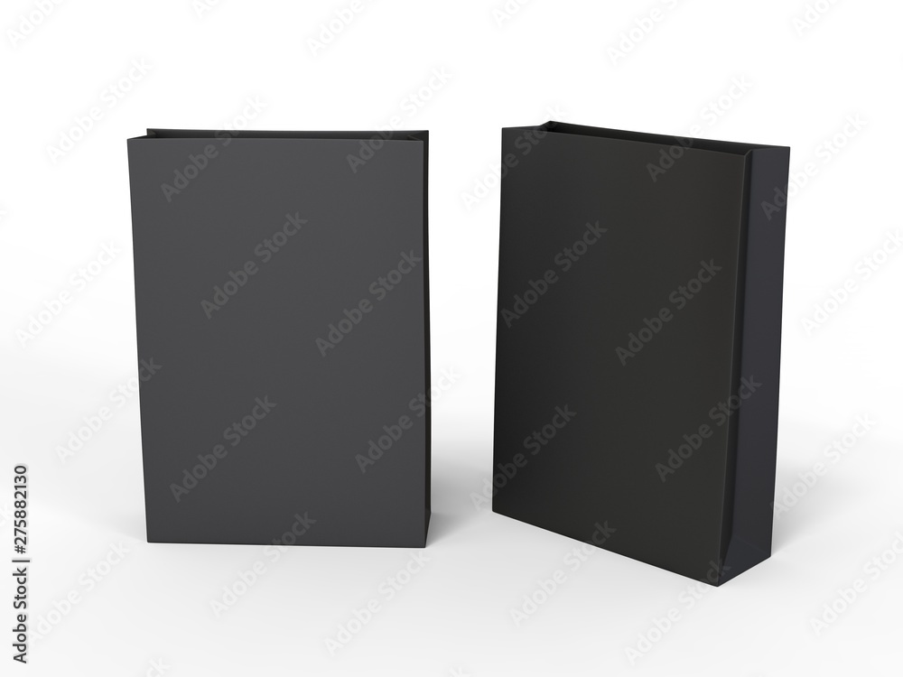 Blank template of shopping Paper Bag 3d illustration for branding design and mock up. Blank template of shopping Paper Bag 3d illustration for branding design and mock up.