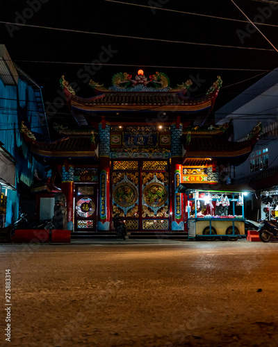 Pekkonng in Singkawang in the night